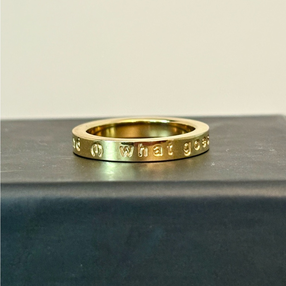 Mantraband Engraved Women's Ring